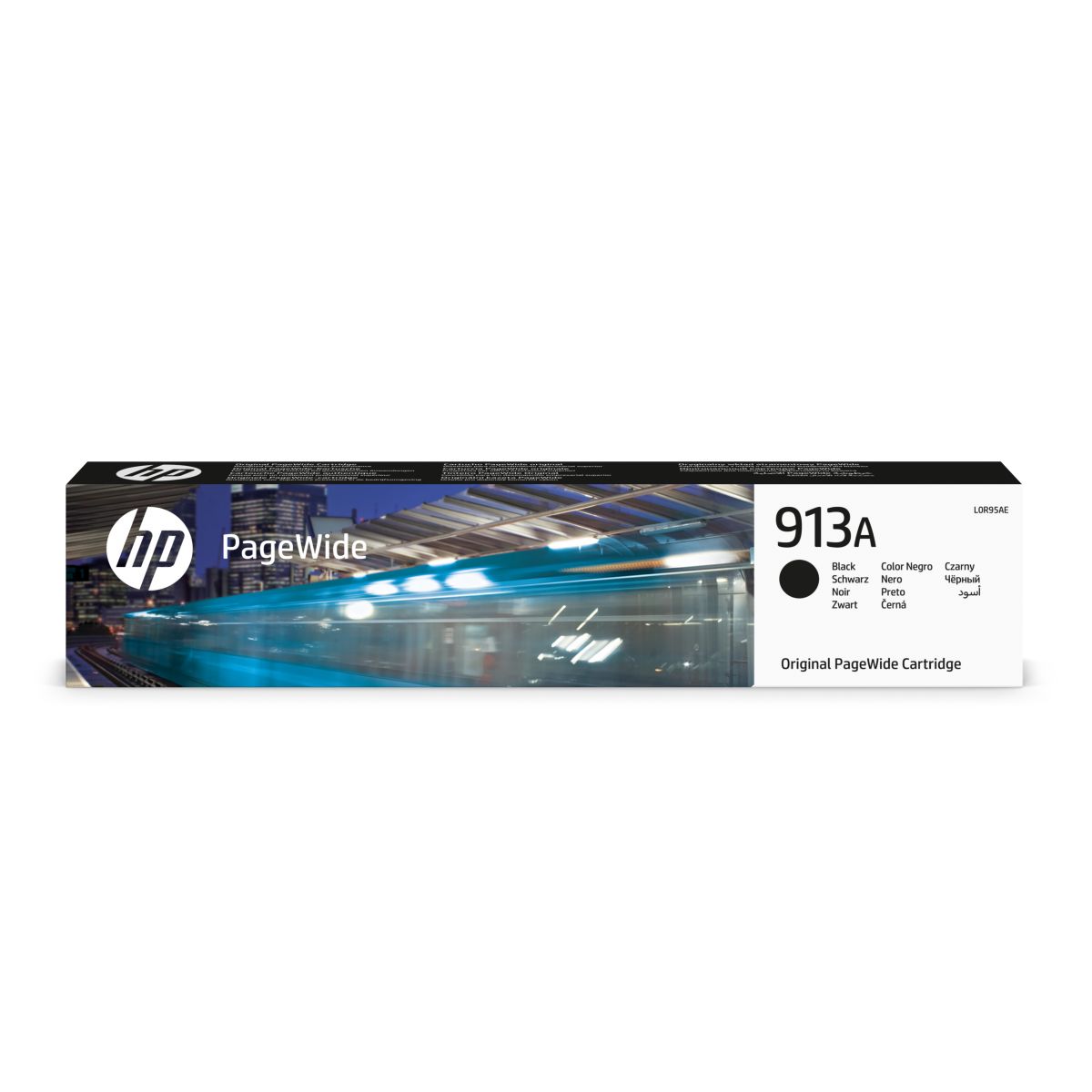 HP 913A L0R95AE fekete eredeti tintapatron PageWide 352 377 452 477 (3500 old.)